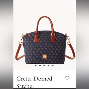 Vintage Dooney and Bourke Gretta Domed Satchel